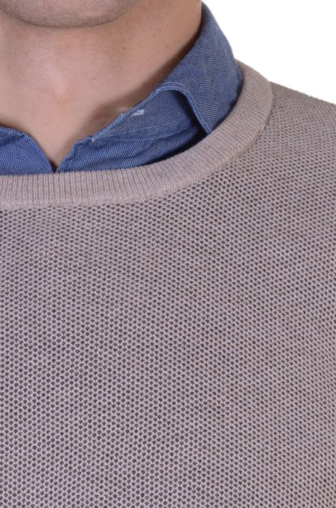 Maglia Uomo Casamoda Girocollo Classic Tinta unita 100% caldo cotone