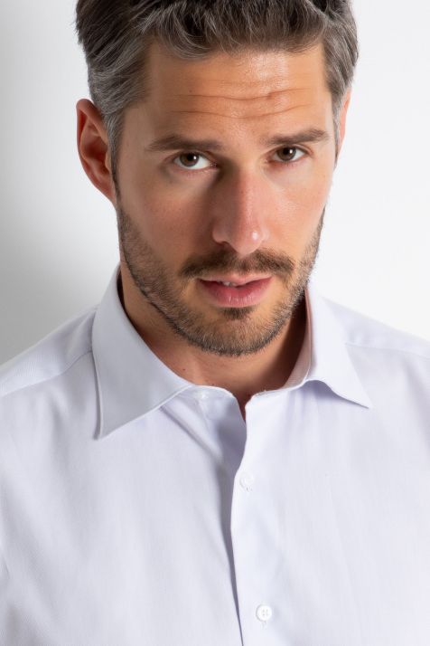 Camicia Uomo Aplomb Regular Tinta unita 100% cotone collo Italiano Manica lunga
