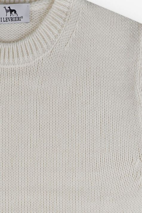 Maglia Uomo I Levrieri Girocollo Regular Tinta unita 50% lana vergine 50% pc
