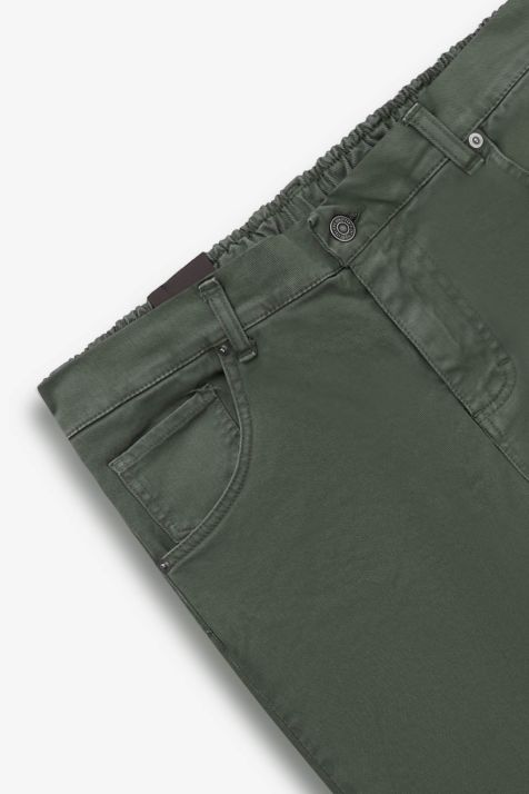 Pantalone Uomo Moro 5 tasche Regular Tinta unita 98% cotone 2% Dow XLA