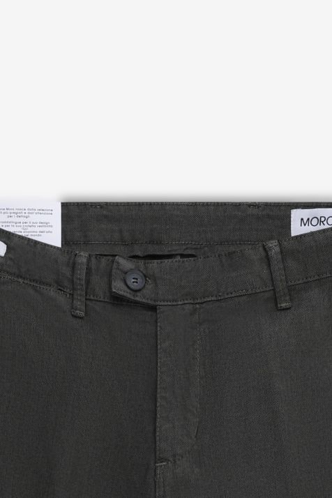 Pantalone Uomo Moro Chino Slim Tinta unita 98% cotone 2% ea