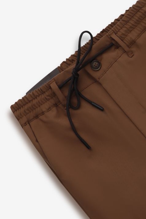 Pantalone Uomo Moro Classici Slim Tinta unita  70% Viscose 30% Nylon