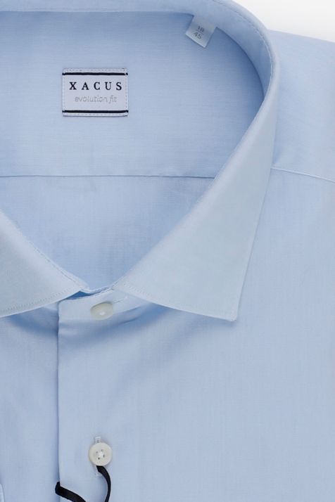 Camicia Uomo Xacus Regular Tinta unita 100% cotone collo Francese Manica lunga
