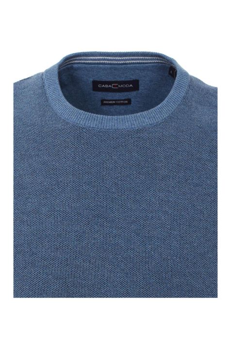 Maglia Uomo Casamoda Girocollo Classic Tinta unita 90% Cotone 10% Poliestere