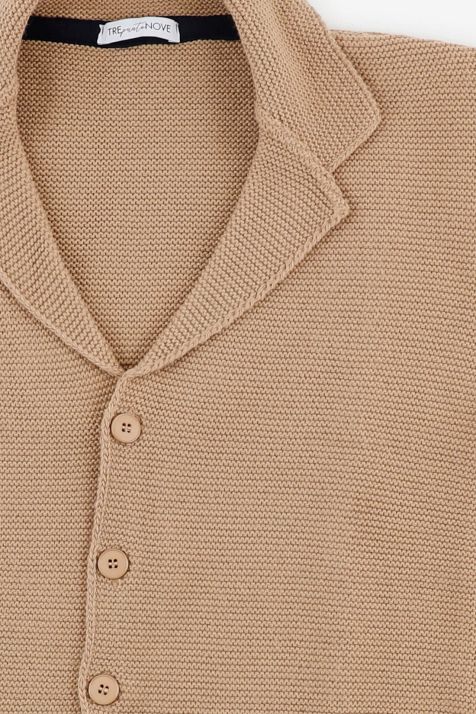Maglia Uomo Trepuntonove Giacca Slim Tinta unita  100% Arilico