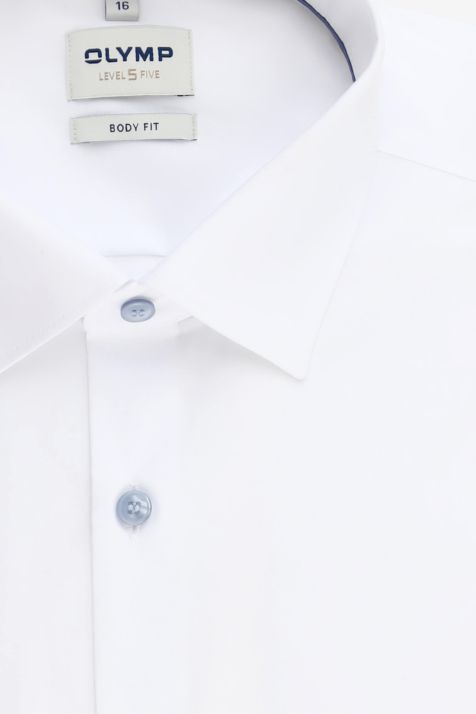 Camicia Uomo Olymp Regular Tinta unita 100% cotone collo Italiano Manica lunga