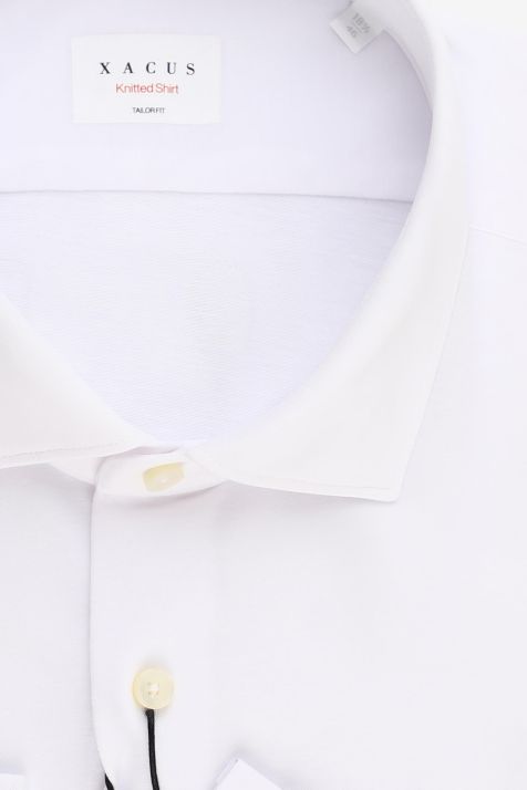 Camicia Uomo Xacus Regular Tinta unita 60% cotone 40% poliestere collo Francese Manica lunga
