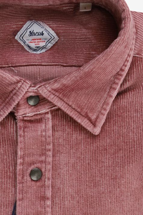 Camicia Uomo Xacus Regular Tinta unita 100% cotone collo Italiano Manica lunga