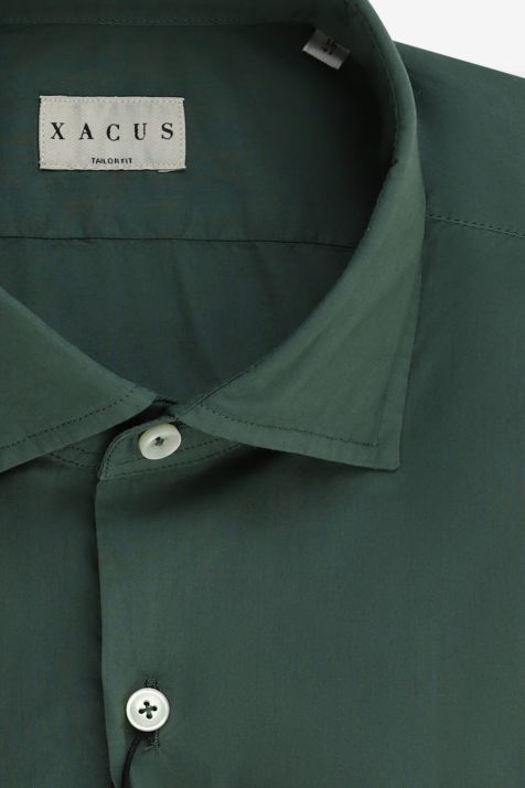 Camicia Uomo Xacus Regular Tinta unita 100% lino collo Francese Manica lunga