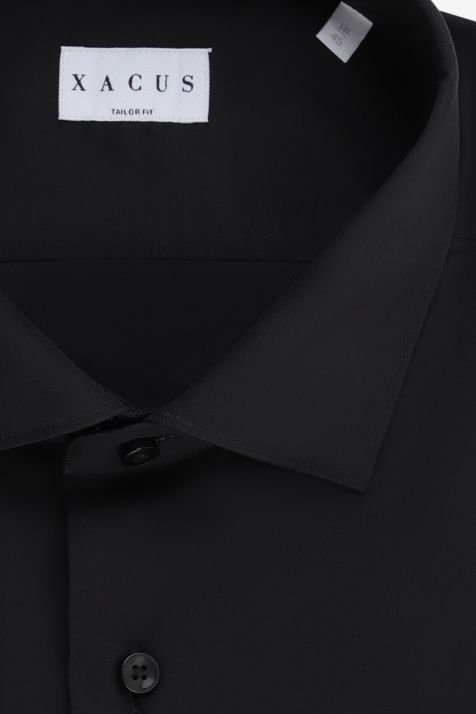 Camicia Uomo Xacus Regular Tinta unita 100% cotone collo Francese Manica lunga