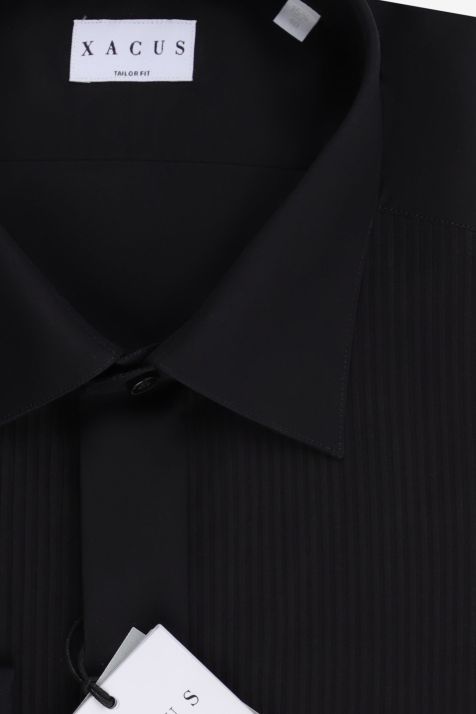 Camicia Uomo Xacus Regular Tinta unita 100% cotone collo Francese Manica lunga