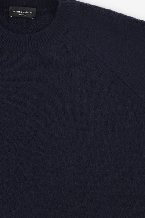 Maglia Uomo Roberto Collina Girocollo Regular Tinta unita 44% lana 53% po 3% ea