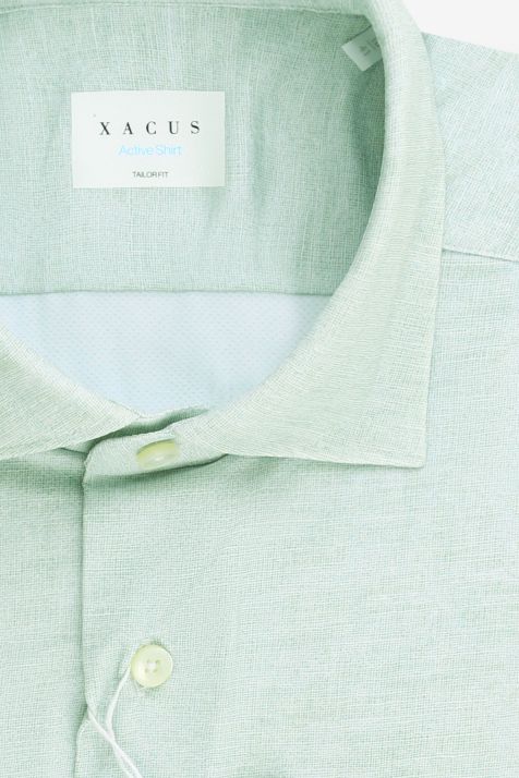 Camicia Uomo Xacus Regular Tinta unita 86% poliammide 14% elastan  collo Francese Manica lunga
