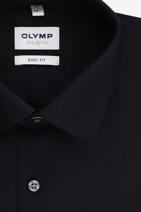Camicia Uomo Olymp Regular Tinta unita 97% cotone 3% elastan collo Italiano Manica corta
