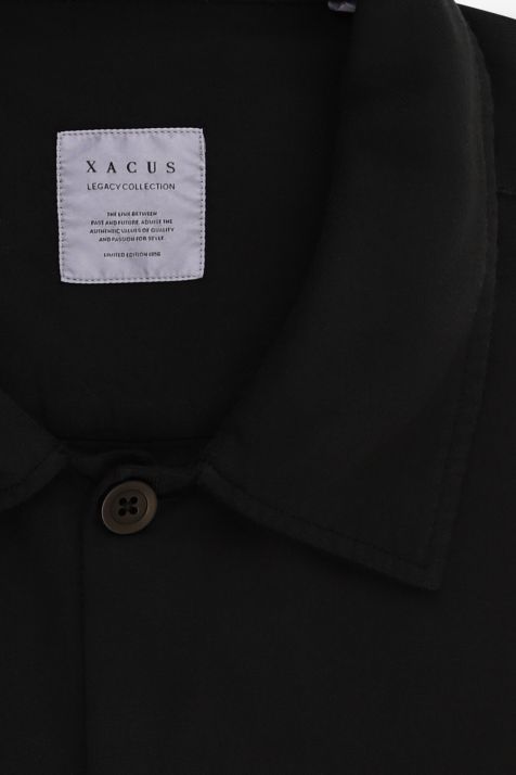 Camicia Uomo Xacus Regular Tinta unita 100% cotone collo Italiano Manica lunga