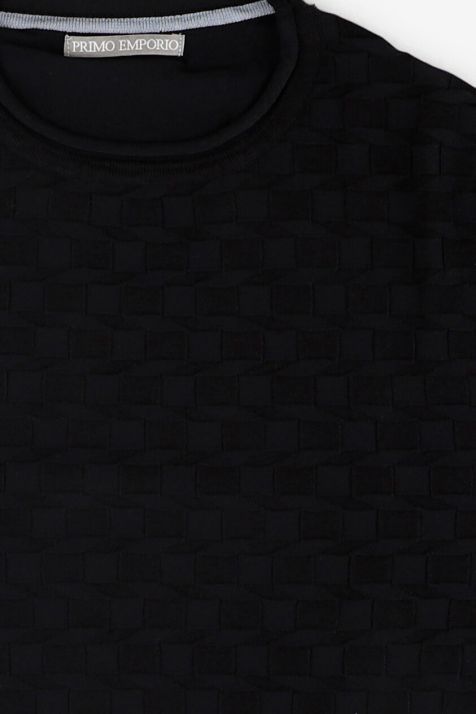 Maglia Uomo Primo Emporio Girocollo Slim Micro disegno  70% Viscose 30% Nylon