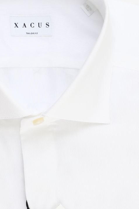 Camicia Uomo Xacus Regular Tinta unita 100% cotone collo Francese Manica lunga