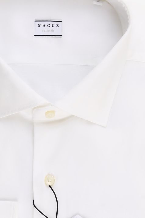 Camicia Uomo Xacus Regular Tinta unita 100% cotone collo Francese Manica lunga
