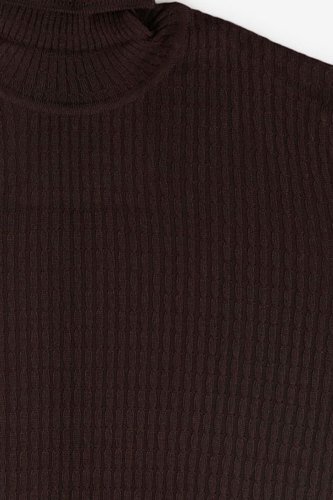 Maglia Uomo Filippo Riberti Collo alto Classic Micro disegno 50% lana vergine 50% poliacrilico
