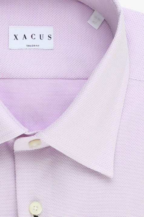 Camicia Uomo Xacus Regular Tinta unita 100% cotone collo Francese Manica lunga