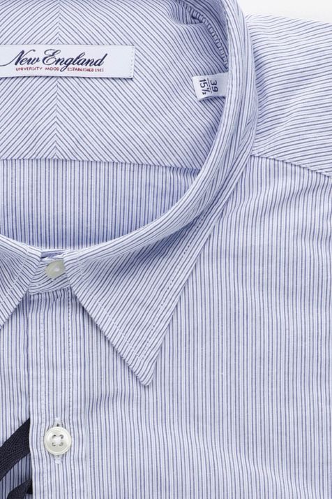Camicia Regular Fit in Oxford di Cotone collo italiano