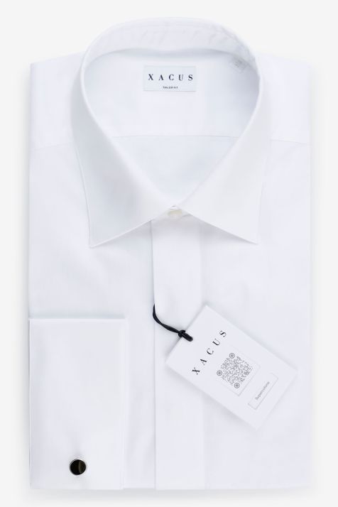 Camicia Uomo Xacus Regular Tinta unita 100% cotone collo Italiano Manica lunga