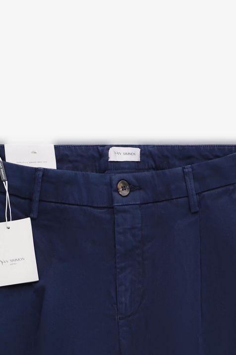 Pantalone Uomo Yan Simmon Cargo Slim Tinta unita 98% cotone 2% elastan