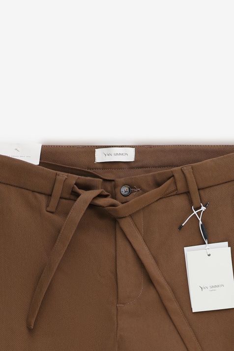Pantalone Uomo Yan Simmon Chino Regular Micro disegno 57% cotone 40% nylon 3% ea