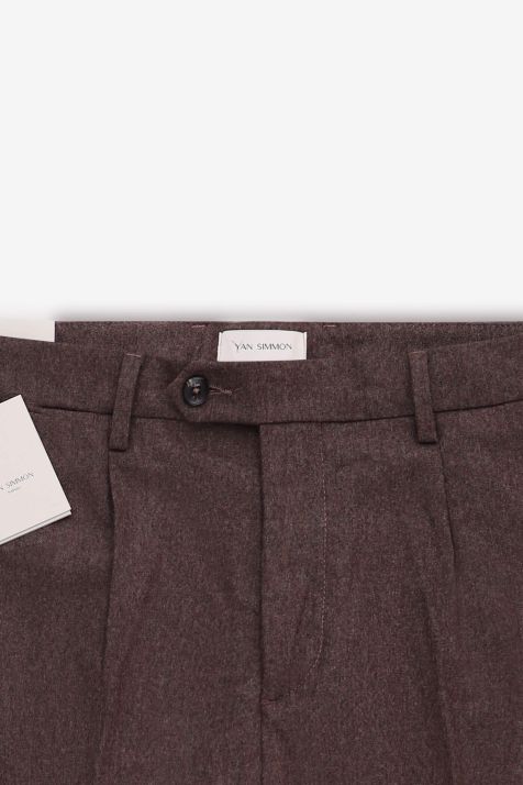 Pantalone Uomo Yan Simmon Chino Slim Tinta unita 65% lana 29% poliamide 5% seta 1% ea 