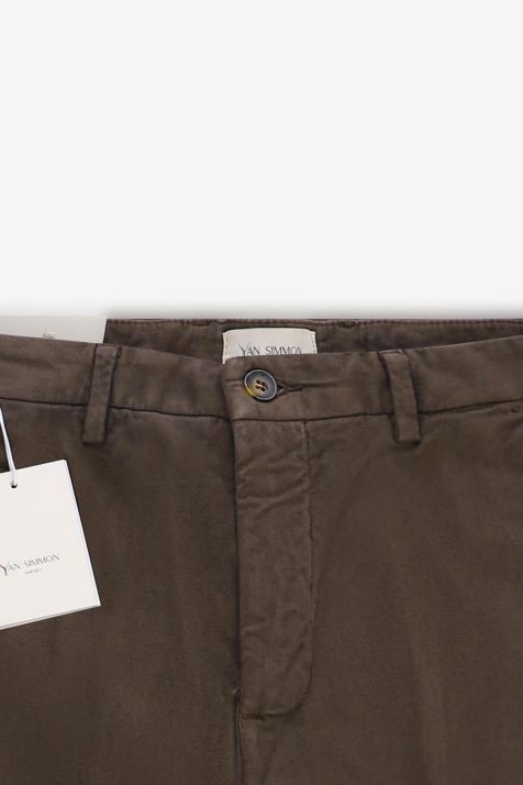 Pantalone Uomo Yan Simmon Chino Slim Tinta unita 98% cotone 2% ea