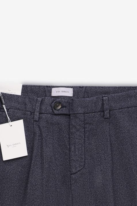 Pantalone Uomo Yan Simmon Chino Slim Micro disegno 67% cotone 32% poliammide 1% ea