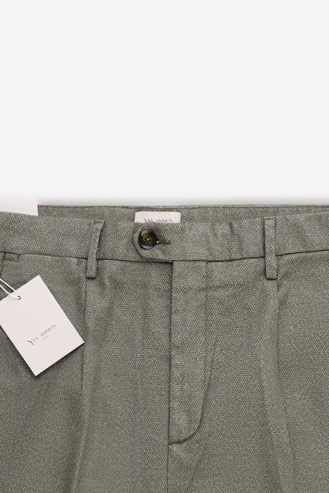 Pantalone Uomo Yan Simmon Chino Slim Micro disegno 67% cotone 32% poliammide 1% ea