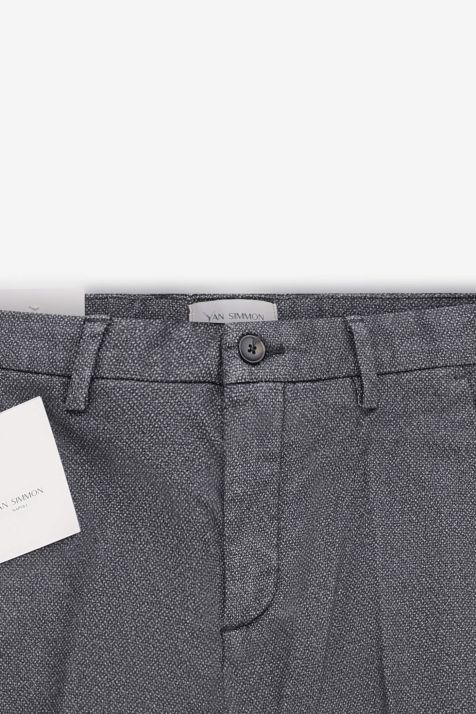 Pantalone Uomo Yan Simmon Chino Slim Micro disegno 67% cotone 32% poliammide 1% ea