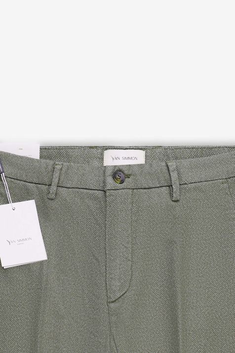 Pantalone Uomo Yan Simmon Chino Slim Micro disegno 67% cotone 32% poliammide 1% ea