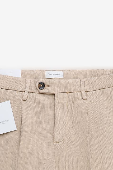 Pantalone Uomo Yan Simmon Chino Slim Tinta unita 40% cotone 57% pa 3% ea