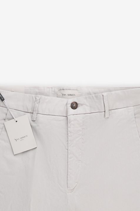 Pantalone Uomo Yan Simmon Chino Slim Tinta unita 50% cotone 44%ly 4% seta 2% ea