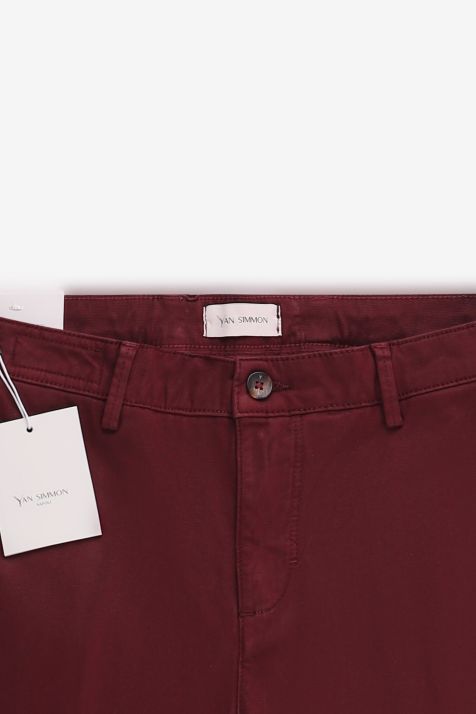 Pantalone Uomo Yan Simmon Chino Slim Tinta unita 97% cotone 3% elastan