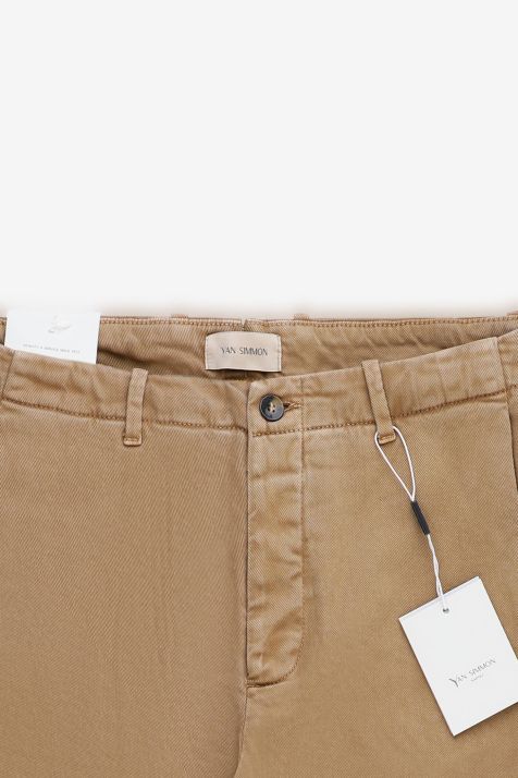 Pantalone Uomo Yan Simmon Chino Slim Tinta unita 99% cotone 1% elastan