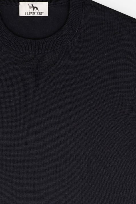 Maglia Uomo I Levrieri Girocollo Regular Tinta unita 60% lana vergine 40% pc