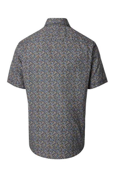 Camicia Uomo Casamoda Classic Fantasia collo Button down Manica corta