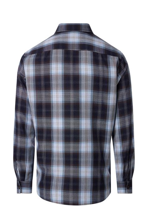 Camicia Uomo Casamoda Classic Tinta unita collo Francese Manica lunga