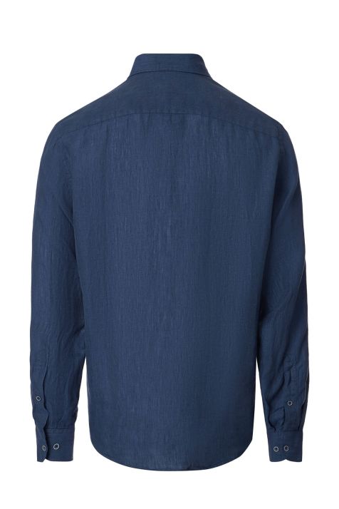 Camicia Uomo Casamoda Classic Tinta unita collo Button down Manica lunga