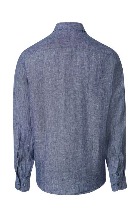 Camicia Uomo Casamoda Classic Tinta unita collo Button down Manica lunga