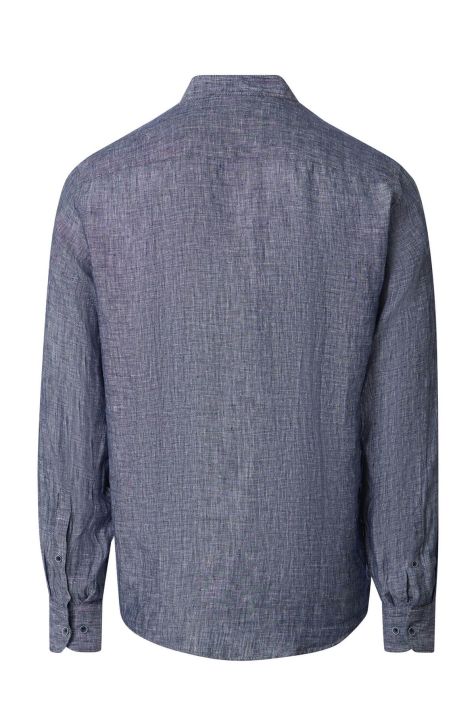 Camicia Uomo Casamoda Classic Tinta unita collo Coreano Manica lunga