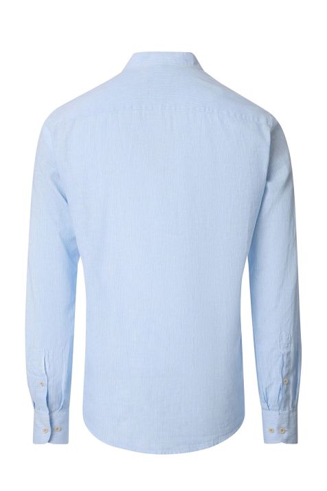 Camicia Uomo Casamoda Classic Tinta unita collo Coreano Manica lunga
