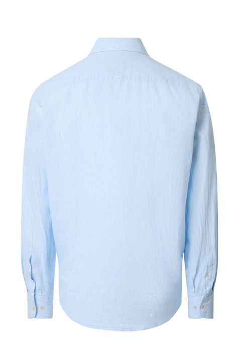 Camicia Uomo Casamoda Classic Righe collo Italiano Manica lunga