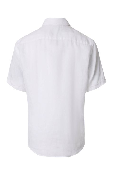 Camicia Uomo Casamoda Classic Tinta unita collo Button down Manica corta