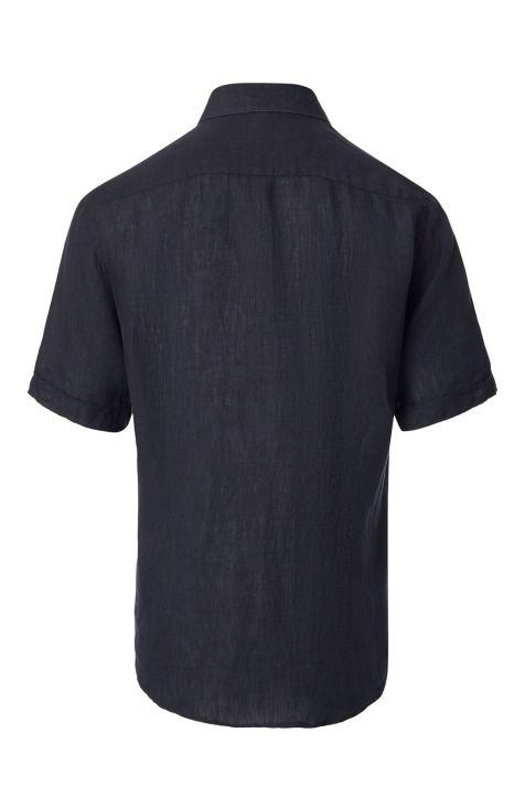 Camicia Uomo Casamoda Classic Tinta unita collo Button down Manica corta