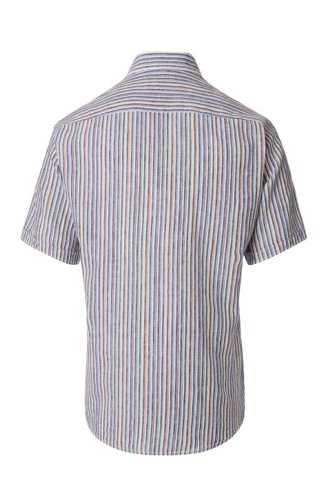 Camicia Uomo Casamoda Classic Righe collo Button down Manica corta