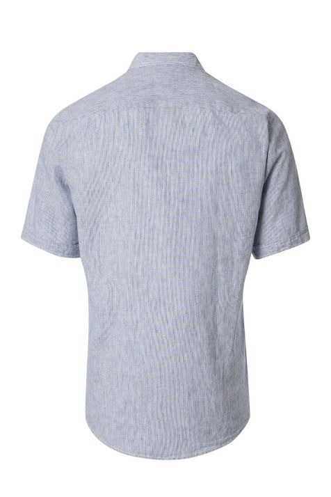 Camicia Uomo Casamoda Classic Tinta unita collo Coreano Manica corta